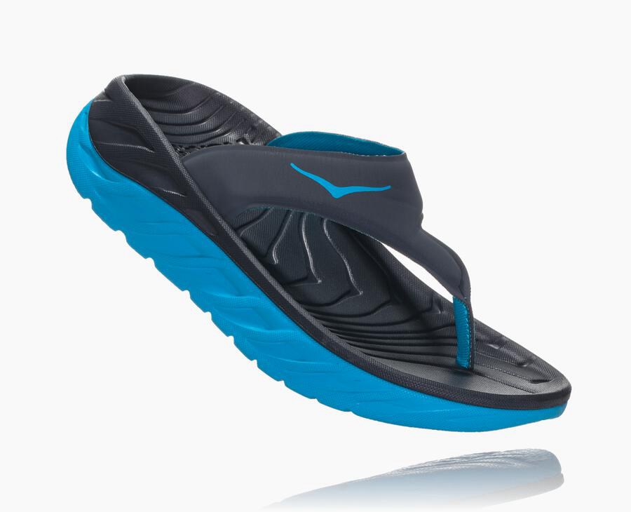 Hoka One One Sandalen Dames - Ora Recovery Flip - Donkerblauw - DX5643827